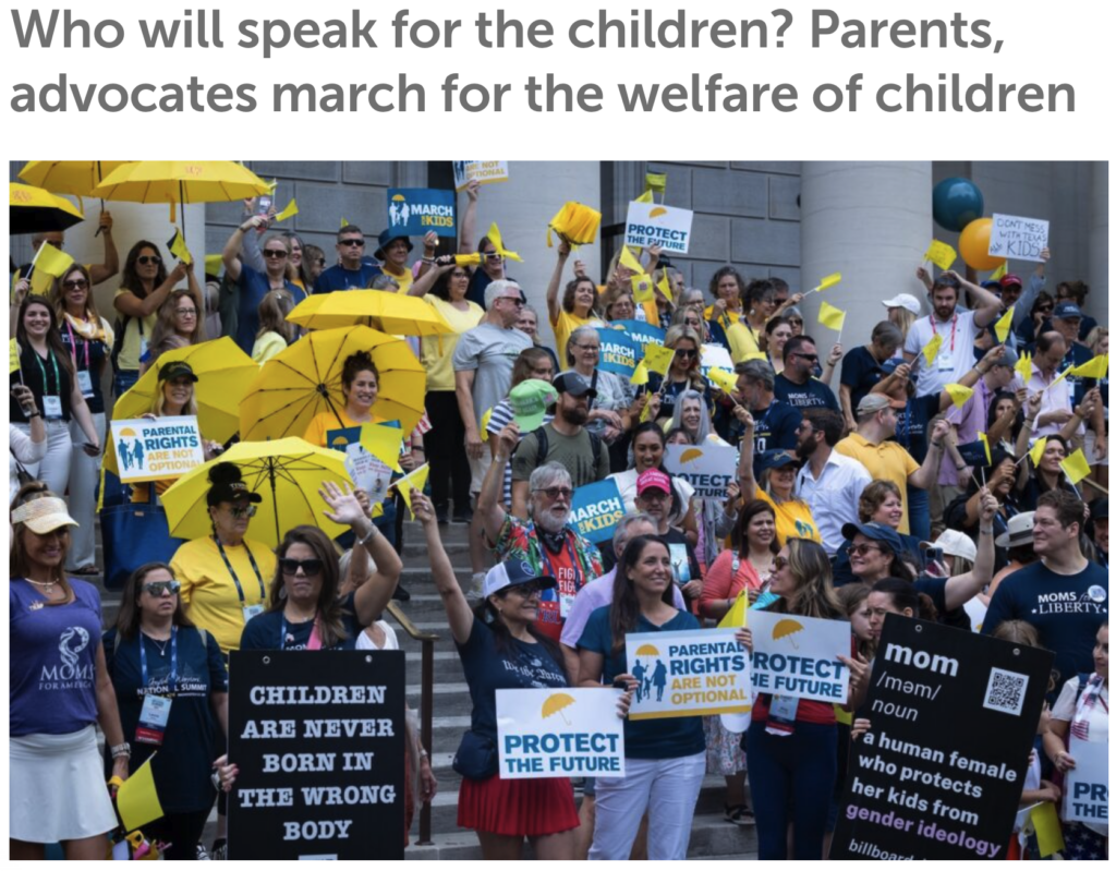 Who will speak for the children? Parents, advocates march for the welfare of children